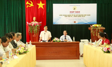 UBND tỉnh Bình Định họp báo chuẩn bị cho Liên hoan quốc tế võ cổ truyền Việt Nam lần thứ VI - Bình Định 2016.
